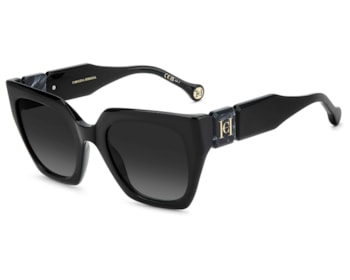 Óculos de Sol Carolina Herrera Seasonal Preto Brilho HER0414/S807-52