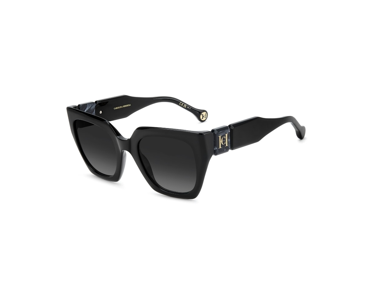 Óculos de Sol Carolina Herrera Seasonal Preto Brilho HER0414/S807-52