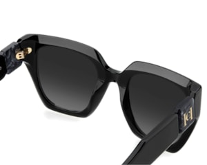 Óculos de Sol Carolina Herrera Seasonal Preto Brilho HER0414/S807-52