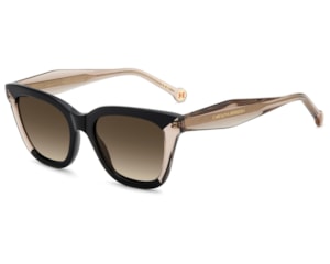 Óculos de Sol Carolina Herrere Preto Marrom Translúcido HER0340S KDX-52