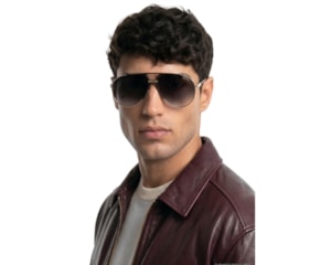 Óculos de Sol Carrera Sun Dourado Preto CA1089/S 5L3-64