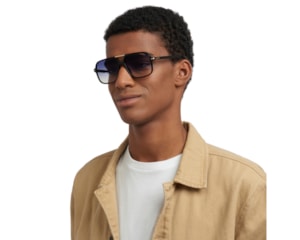 Óculos de Sol Carrera Sun Preto Brilho CA350/S 2M2-58