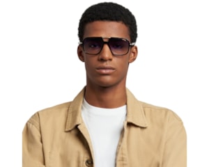 Óculos de Sol Carrera Sun Preto Brilho CA350/S 2M2-58