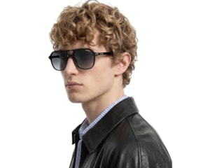 Óculos de Sol Carrera Sun Preto Brilho CA392/S 807-54