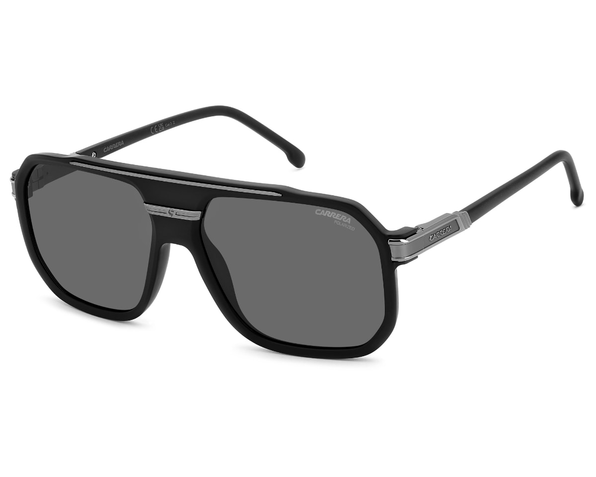 Óculos de Sol Carrera Sun Preto Fosco Polarizado CA1077/S RZZ-60