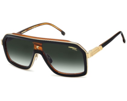 Óculos de Sol Carrera Titanium Preto Verde CA1053STI 37N-60