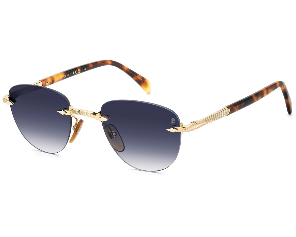 Óculos de Sol David Beckham Dourado Havana DB1224/S 0NR-51