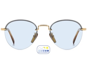 Óculos de Sol David Beckham Dourado Photochromic DB1173S T5U-51