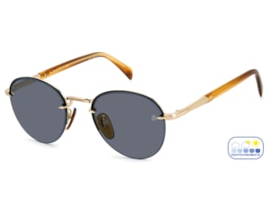 Óculos de Sol David Beckham Dourado Photochromic DB1173S T5U-51