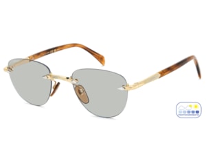 Óculos de Sol David Beckham Dourado Photochromic DB1224/S T5U-51