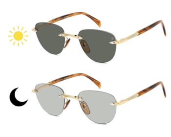 Óculos de Sol David Beckham Dourado Photochromic DB1224/S T5U-51