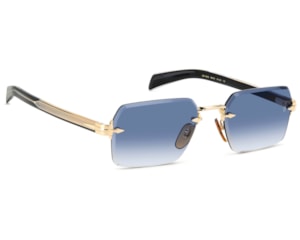 Óculos de Sol David Beckham Dourado Preto DB7109/S RHL-56