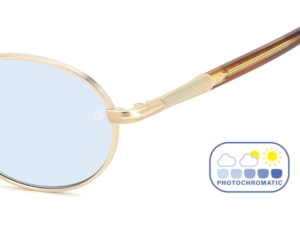 Óculos de Sol David Beckham Photochromic Dourado DB1196/S T5U-52