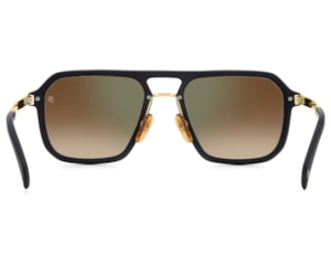 Óculos de Sol David Beckham Preto Fosco Dourado DB7136/S I46-56