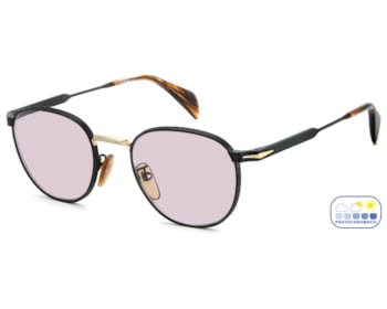 Óculos de Sol David Beckham Preto Fosco Photochromic DB1228/S I46-51