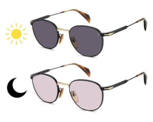 Óculos de Sol David Beckham Preto Fosco Photochromic DB1228/S I46-51