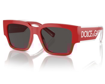 Óculos de Sol Dolce & Gabbana Infantil Dna Vermelho DX6004 308887-49