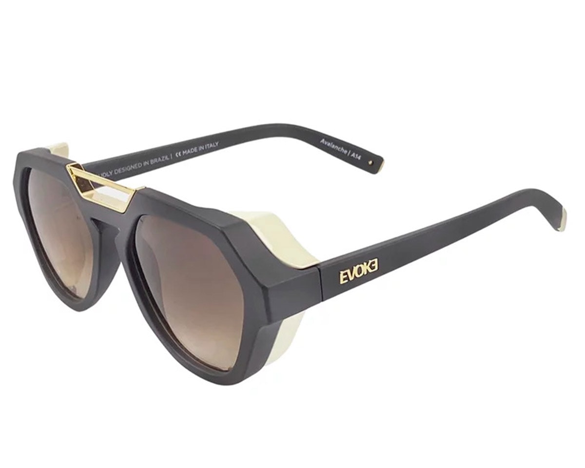 Óculos de Sol Evoke Avalanche A14 Dark Range Gold Brown Gradient