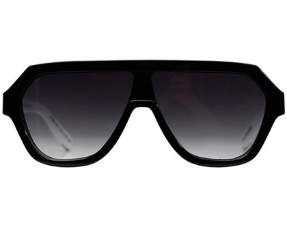 Óculos de Sol Evoke Avalanche Dive A10 Black White Shine Gray Grad