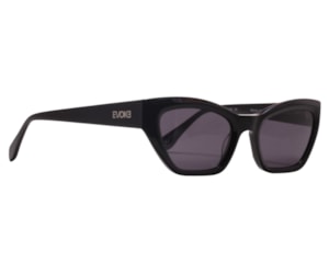 Óculos de Sol Evoke Black Shines Silver Gray Total EVK42 A01-52