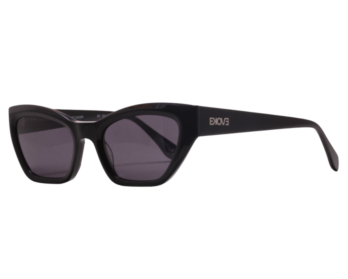Óculos de Sol Evoke Black Shines Silver Gray Total EVK42 A01-52