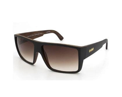 Óculos de Sol Evoke CODE WD02 Black - Wood Gold Brown Gradient