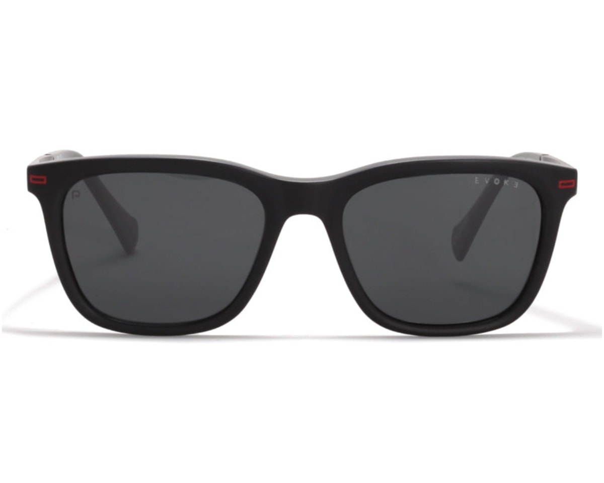 Óculos de Sol Evoke EVK RX77S A11P Matte Black Gray Polarized