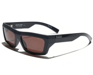 Óculos de Sol Evoke Midnight Matte Silver Brown Total OUTLAW A12-56