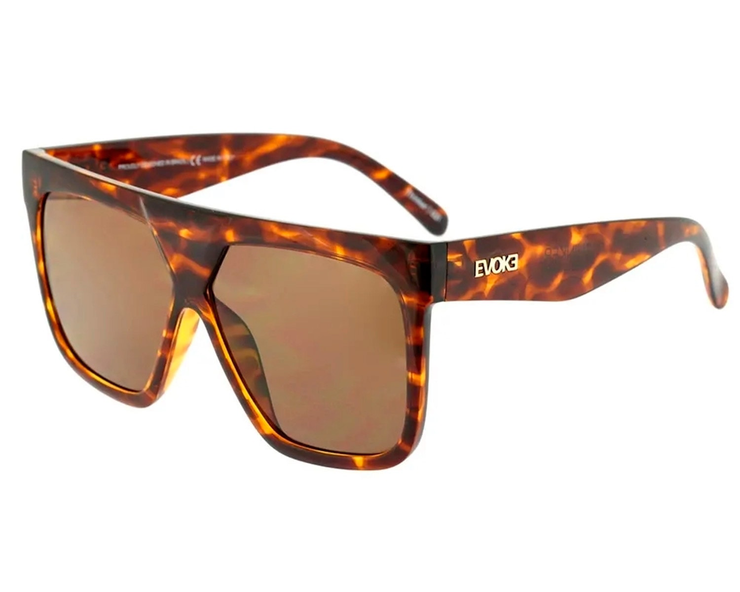 Óculos de Sol Evoke Thinker G21 Turtle Light Gold Brown Total