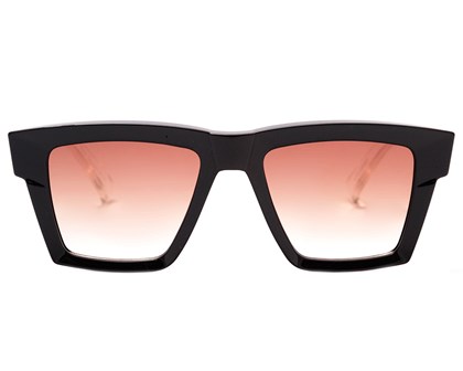 Óculos de Sol Evoke Time Square AT01 Black Crystal Wood Gun Brown Grad