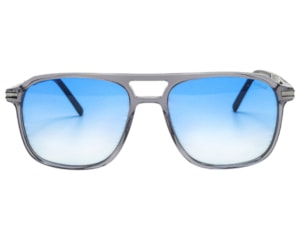 Óculos de Sol F. Sinclair Cinza Translúcido Azul FS2676S C03-55