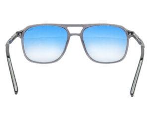 Óculos de Sol F. Sinclair Cinza Translúcido Azul FS2676S C03-55