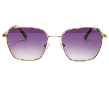 Óculos de Sol F. Sinclair Dourado Cinza YD1490 C1-54