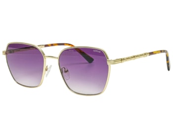 Óculos de Sol F. Sinclair Dourado Cinza YD1490 C1-54