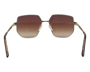 Óculos de Sol F. Sinclair Dourado Marrom MB1408 C2-58