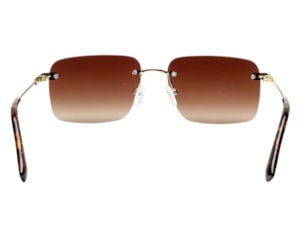 Óculos de Sol F. Sinclair Dourado Marrom MB1474 C5-59