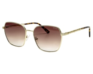 Óculos de Sol F. Sinclair Dourado Marrom YD1490 C2-54