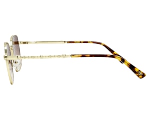 Óculos de Sol F. Sinclair Dourado Marrom YD1490 C2-54