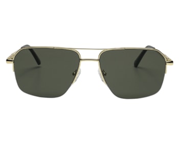 Óculos de Sol F. Sinclair Dourado Verde MB1619 C5-59