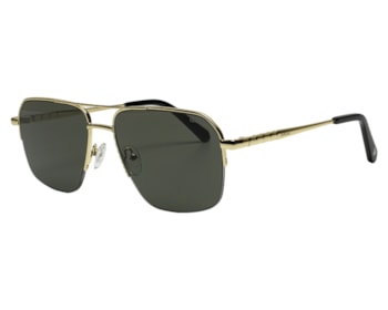 Óculos de Sol F. Sinclair Dourado Verde MB1619 C5-59