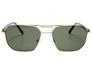 Óculos de Sol F. Sinclair Dourado Verde YD1489T C2-57