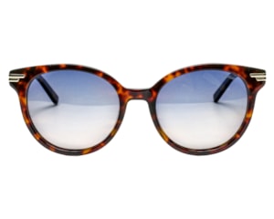 Óculos de Sol F. Sinclair Marrom Havana Polarizado MB1634 C5-52