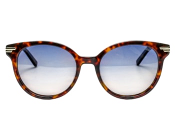 Óculos de Sol F. Sinclair Marrom Havana Polarizado MB1634 C5-52