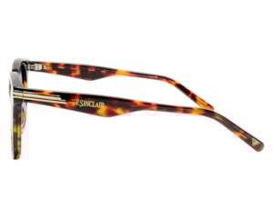 Óculos de Sol F. Sinclair Marrom Havana Polarizado MB1634 C5-52