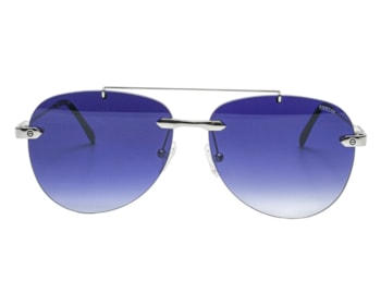 Óculos de Sol F. Sinclair Prata Azul MB1473 C2-61