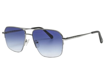 Óculos de Sol F. Sinclair Prata Azul MB1619 C2-59