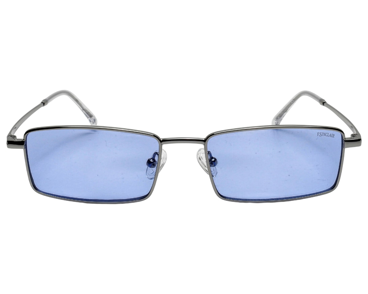 Óculos de Sol F. Sinclair Prata Azul YD1401 C2-54
