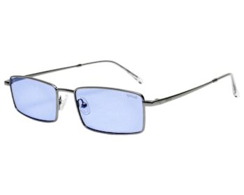 Óculos de Sol F. Sinclair Prata Azul YD1401 C2-54