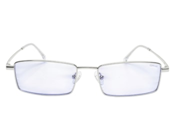 Óculos de Sol F. Sinclair Prata Roxo YD1401 C5-54