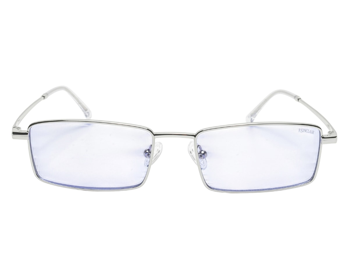 Óculos de Sol F. Sinclair Prata Roxo YD1401 C5-54